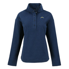 Cutter & Buck Women's Hunts Point Eco Half-Snap Sweatshirt - Los Angeles Chargers