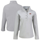 Cutter & Buck Women's Hunts Point Eco Half-Snap Sweatshirt - San Francisco 49ers