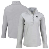 Cutter & Buck Women's Hunts Point Eco Half-Snap Sweatshirt - Washington Commanders