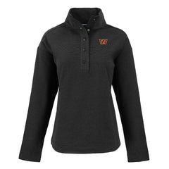 Cutter & Buck Women's Hunts Point Eco Half-Snap Sweatshirt - Washington Commanders