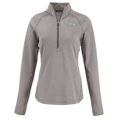 Cutter & Buck Women's Peshastin Eco Fleece Recycled Tri-Blend Raglan Half-Zip Jacket - Baltimore Ravens