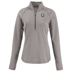Cutter & Buck Women's Peshastin Eco Fleece Recycled Tri-Blend Raglan Half-Zip Jacket - Indianapolis Colts