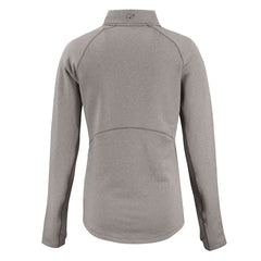 Cutter & Buck Women's Peshastin Eco Fleece Recycled Tri-Blend Raglan Half-Zip Jacket - Detroit Lions