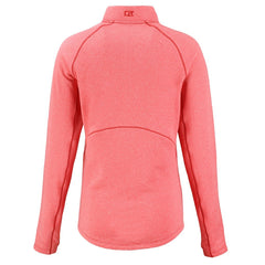 Cutter & Buck Women's Peshastin Eco Fleece Recycled Tri-Blend Raglan Half-Zip Jacket - Kansas City Chiefs