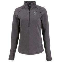 Cutter & Buck Women's Peshastin Eco Fleece Recycled Tri-Blend Raglan Half-Zip Jacket - Green Bay Packers