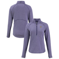Cutter & Buck Women's Peshastin Eco Fleece Recycled Tri-Blend Raglan Half-Zip Jacket - Minnesota Vikings
