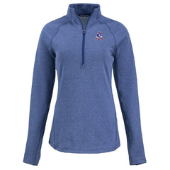 Cutter & Buck Women's Peshastin Eco Fleece Recycled Tri-Blend Raglan Half-Zip Jacket - New England Patriots