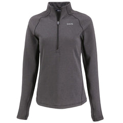 Cutter & Buck Women's Peshastin Eco Fleece Recycled Tri-Blend Raglan Half-Zip Jacket - New Orleans Saints