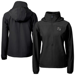 Cutter & Buck Women's Charter Eco Recycled Half-Zip Hooded Anorak Jacket - Atlanta Falcons