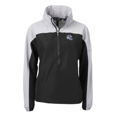 Cutter & Buck Women's Charter Eco Recycled Half-Zip Hooded Anorak Jacket - Buffalo Bills