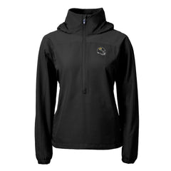 Cutter & Buck Women's Charter Eco Recycled Half-Zip Hooded Anorak Jacket - Jacksonville Jaguars