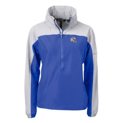 Cutter & Buck Women's Charter Eco Recycled Half-Zip Hooded Anorak Jacket - Indianapolis Colts