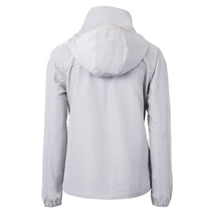 Cutter & Buck Women's Charter Eco Recycled Half-Zip Hooded Anorak Jacket - San Francisco 49ers