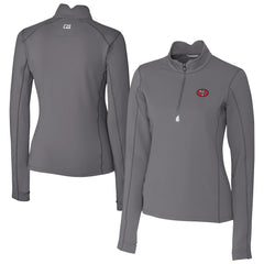 Cutter & Buck Women's Traverse Stretch Quarter-Zip Pullover Top - San Francisco 49ers