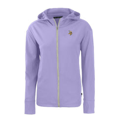 Cutter & Buck Women's Daybreak Eco Recycled Full-Zip Hoodie Jacket - Minnesota Vikings