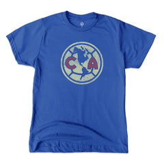 Club America 1863FC Youth Color Badge T-Shirt - Blue