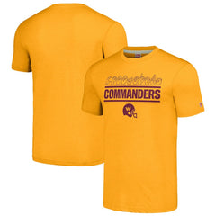 Homage Unisex The NFL ASL Collection by Love Sign Tri-Blend T-Shirt - Washington Commanders