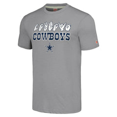 Homage Unisex The NFL ASL Collection by Love Sign American Sign Language T-Shirt - Dallas Cowboys