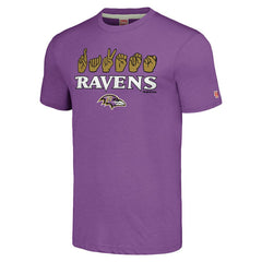 Homage Unisex The NFL ASL Collection by Love Sign American Sign Language T-Shirt - Baltimore Ravens