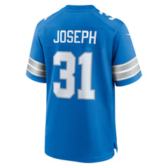 Kerby Joseph Team Game Jersey - Detroit Lions