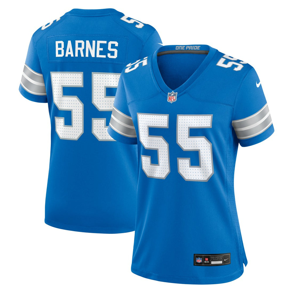 Derrick Barnes Women's Team Game Jersey - Detroit Lions