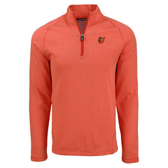 MLB Baltimore Orioles Cutter & Buck Peshastin Eco Fleece Recycled Raglan Quarter-Zip Top