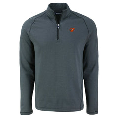 MLB Baltimore Orioles Cutter & Buck Peshastin Eco Fleece Recycled Raglan Quarter-Zip Top