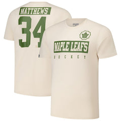 NHL Khaki Auston Matthews Toronto Maple Leafs Levelwear 2024 NHL Military Appreciation Richmond Delta Player Name & Number T-Shirt