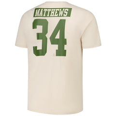 NHL Khaki Auston Matthews Toronto Maple Leafs Levelwear 2024 NHL Military Appreciation Richmond Delta Player Name & Number T-Shirt