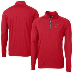 Cutter & Buck Adapt Eco DryTec Raglan Quarter-Zip Jacket - Arizona Cardinals