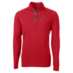 Cutter & Buck Adapt Eco DryTec Raglan Quarter-Zip Jacket - Arizona Cardinals