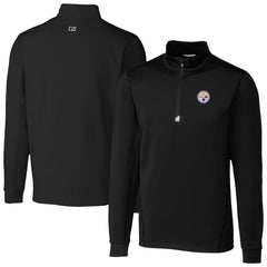Cutter & Buck Traverse Stretch Quarter-Zip Top - Pittsburgh Steelers