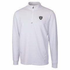 Cutter & Buck Traverse Stretch Quarter-Zip Top - Las Vegas Raiders