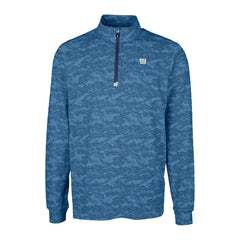 Cutter & Buck Traverse Camo Print Stretch Quarter-Zip Top - New York Giants