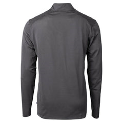 Cutter & Buck Virtue Eco Pique Micro Stripe Quarter-Zip Jacket - Baltimore Ravens