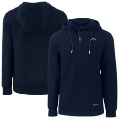 Cutter & Buck Roam Eco Recycled Half-Zip Hoodie - Los Angeles Chargers