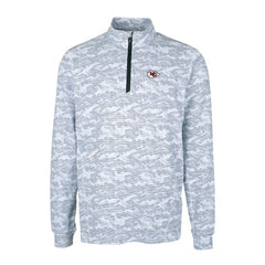 Cutter & Buck Big & Tall Traverse Eco Camo Tri-Blend DryTec Quarter-Zip Jacket - Kansas City Chiefs