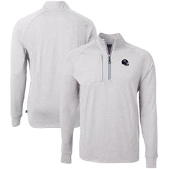 Cutter & Buck Big & Tall Adapt Eco Raglan Quarter-Zip Jacket - Chicago Bears