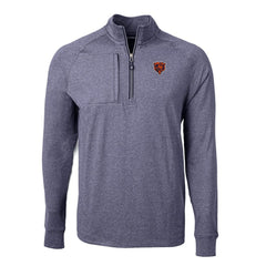Cutter & Buck Big & Tall Adapt Eco Raglan Quarter-Zip Jacket - Chicago Bears