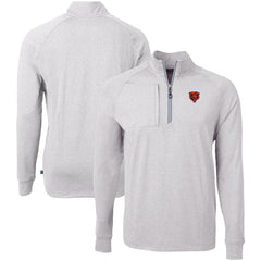 Cutter & Buck Big & Tall Adapt Eco Raglan Quarter-Zip Jacket - Chicago Bears