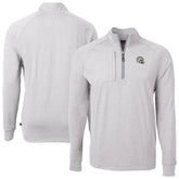 Cutter & Buck Big & Tall Adapt Eco Raglan Quarter-Zip Jacket - Los Angeles Chargers