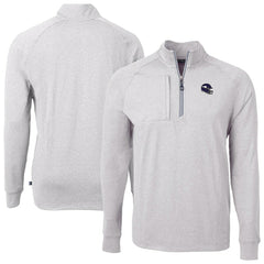 Cutter & Buck Big & Tall Adapt Eco Raglan Quarter-Zip Jacket - Minnesota Vikings