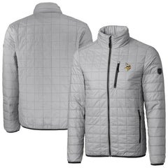 Cutter & Buck Big & Tall Rainier PrimaLoft Eco Insulated Full-Zip Hoodie Puffer Jacket - Minnesota Vikings