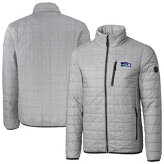 Cutter & Buck Big & Tall Rainier PrimaLoft Eco Insulated Full-Zip Puffer Jacket - Seattle Seahawks