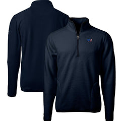 Cutter & Buck Big & Tall Cascade Eco Fleece Quarter-Zip Jacket - Washington Commanders