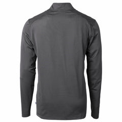 Cutter & Buck Big & Tall Virtue Eco Pique Micro Stripe Tri-Blend Quarter-Zip Jacket - Detroit Lions