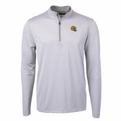Cutter & Buck Big & Tall Virtue Eco Pique Micro Stripe Tri-Blend Quarter-Zip Jacket - Green Bay Packers