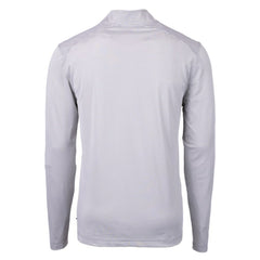 Cutter & Buck Big & Tall Virtue Eco Pique Micro Stripe Tri-Blend Quarter-Zip Jacket - Buffalo Bills