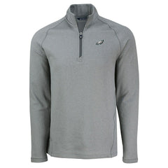 Cutter & Buck Peshastin Eco Fleece Tri-Blend Raglan Recycled Quarter-Zip Jacket - Philadelphia Eagles