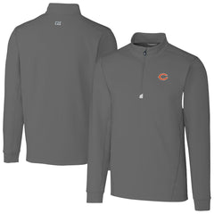 Cutter & Buck Big & Tall Traverse Stretch Quarter-Zip Top - Chicago Bears